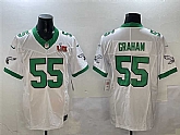 Men's Philadelphia Eagles #55 Brandon Graham White 2025 Super Bowl LIX Patch F.U.S.E. Vapor Untouchable Limited Stitched Jersey,baseball caps,new era cap wholesale,wholesale hats